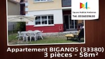 A vendre - Appartement - BIGANOS (33380) - 3 pièces - 58m²