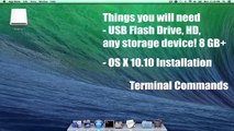How to Make a Bootable Mac OS X Yosemite 10.10 USB Thumb Drive