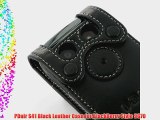 PDair S41 Black Leather Case for BlackBerry Style 9670