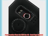 PDair Leather Case for HTC Evo 4G - Book Type (Black)