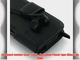 LG Nexus4 Leather Case - E960 - Horizontal Pouch Type (Black) by Pdair