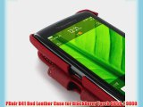 PDair B41 Red Leather Case for BlackBerry Torch 9850 / 9860