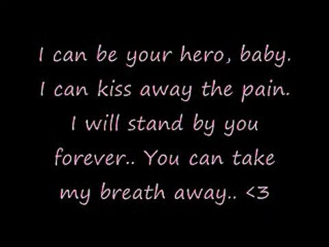 Hero Enrique Iglesias - Lyrics