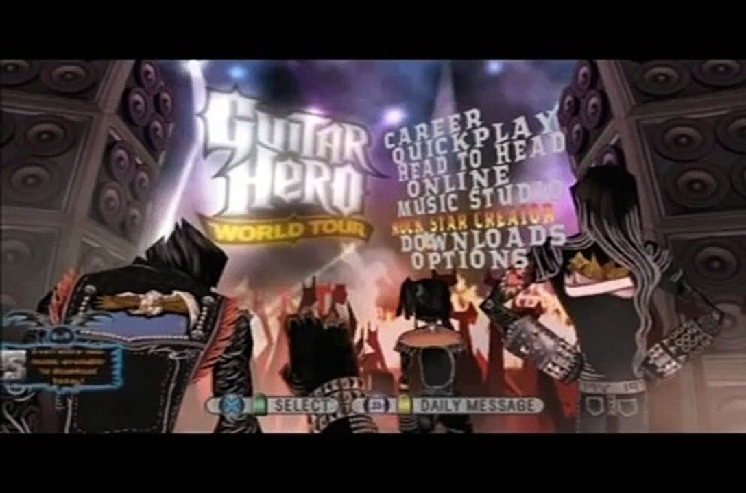 Guitar Hero World Tour intro
