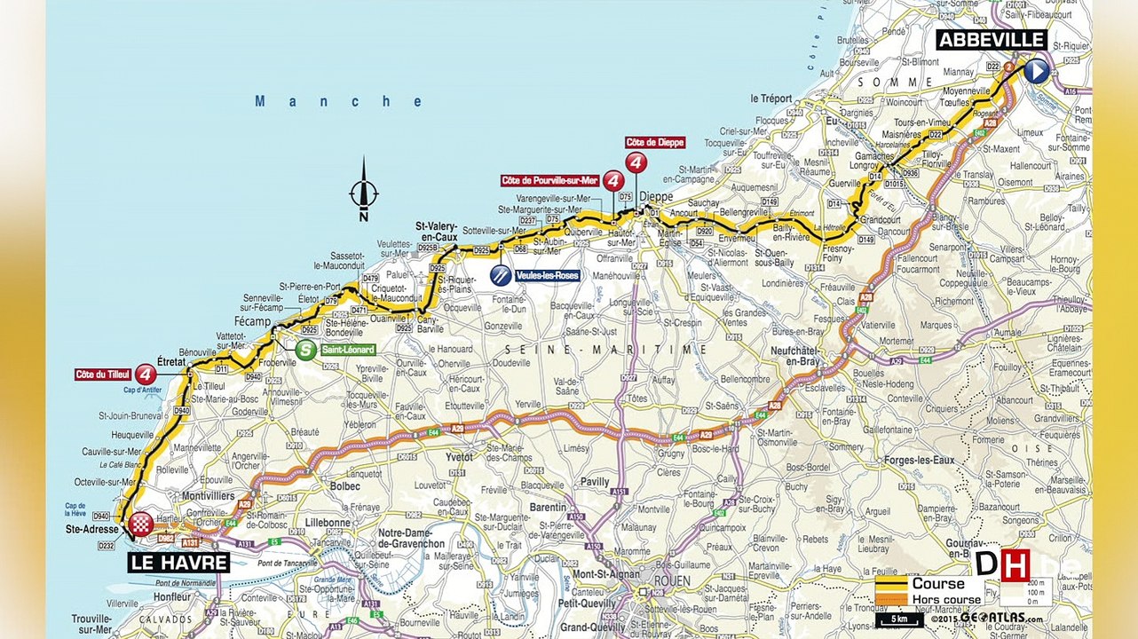 Tour 2015: Etape 6: Abbeville / Le Havre