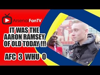 It Was The Aaron Ramsey Of Old Today !!! | Arsenal 3 West Ham 0
