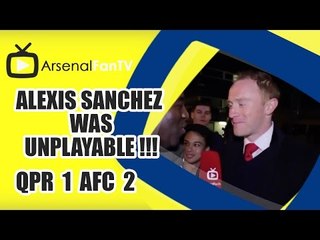 Alexis Sanchez Was Unplayable !!! - QPR 1 Arsenal 2