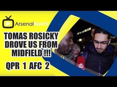 Tomas Rosicky Drove Us From Midfield !!!- QPR 1 Arsenal 2