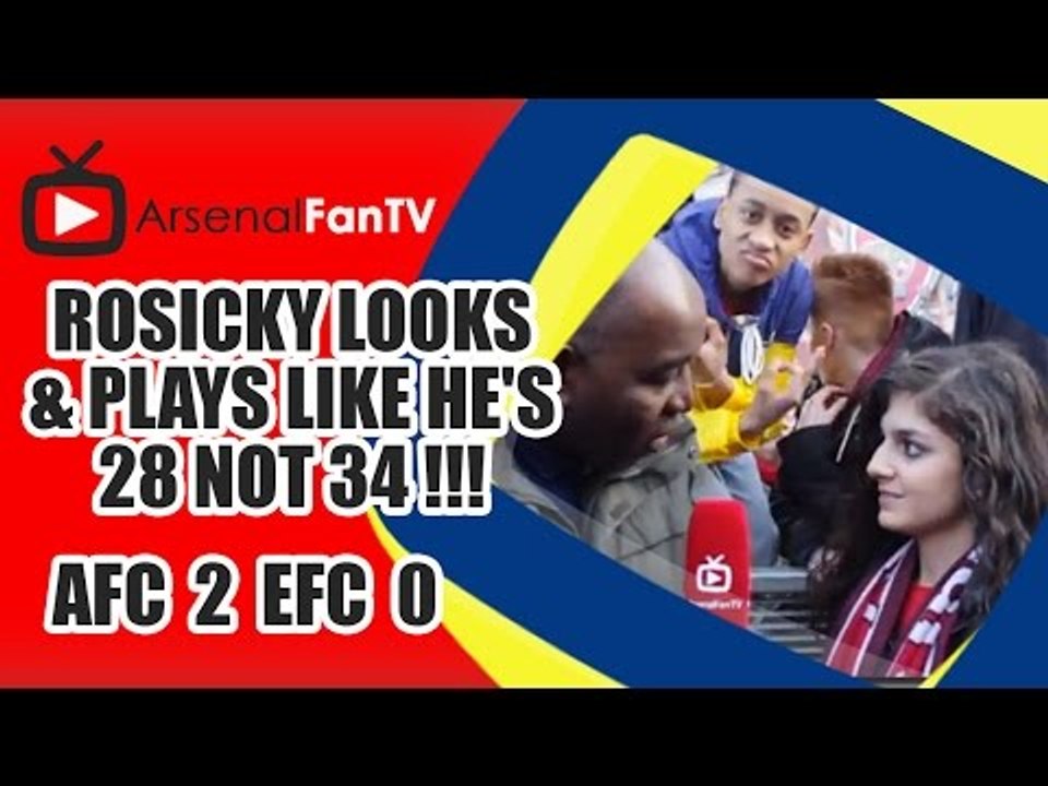 Rosicky Looks & Plays Like He's 28 Not 34 !!! - Arsenal 2 Everton 0