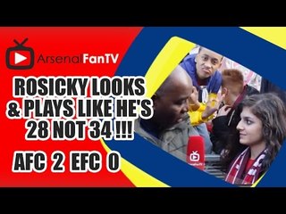 Rosicky Looks & Plays Like He's 28 Not 34 !!! - Arsenal 2 Everton 0