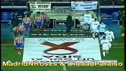 Real Madrid vs Atletico Madrid (2 - 0) Homenaje a Iván Zamorano Liga 2003 - 2004