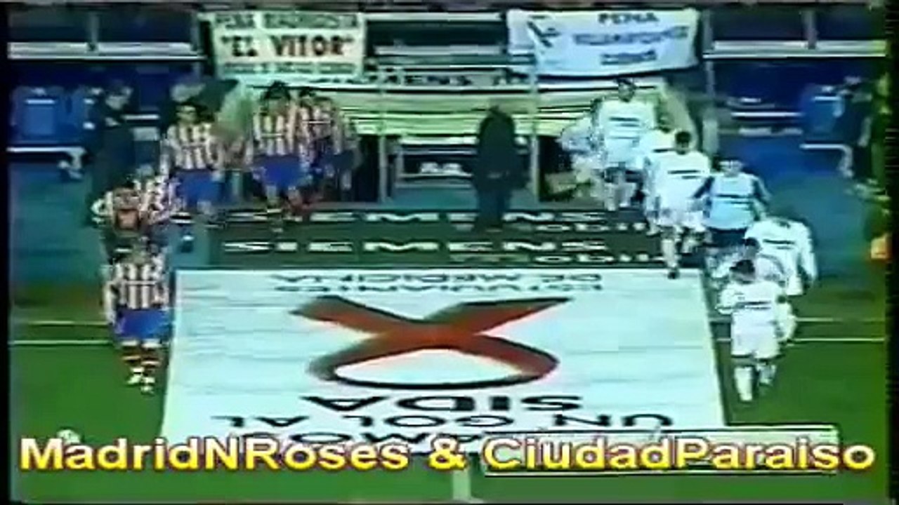Real Madrid vs Atletico Madrid (2 - 0) Homenaje a Iván Zamorano Liga 2003 - 2004