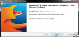 Firefox (Windows) kurulum inceleme