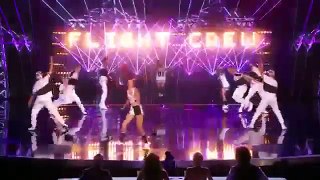 America's Got Talent 2014 - The Semi Finals - Flight Crew Jump Rope