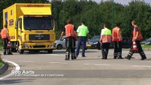 Ongeval met vrachtwagen Lierop