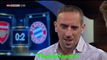 Franck Ribery will  für immer in Bayern bleiben - Standing Ovations -CL Arsenal vs FC Bayern