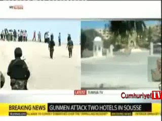 Tunus'ta iki turistik otele eş zamanlı saldırı: En az 27 ölü