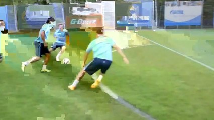 Hulk Smash Sends Keeper Flying Through The Net in Zenit training (VIDEO)