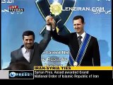 Bashar Asad of Syria speech after being decorated by Ahmadinejad - English translation