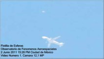 AVISTAMIENTO OVNI 2 DE JUNIO 2011 CIUDAD DE MEXICO  I \ UFO \ НЛО \ 未確認飛行物体