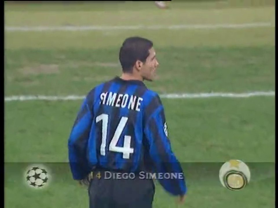 Champions League 1998/1999 - Inter vs. Real Madrid (3:1) 1-st half with italian commentary