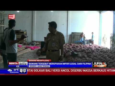 Disperindag Brebes Grebek Gudang Bawang Merah Impor Ilegal