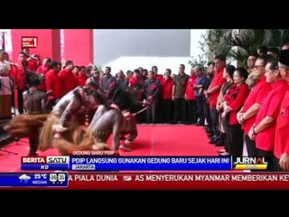 Megawati Meresmikan Kantor DPP PDIP di Menteng