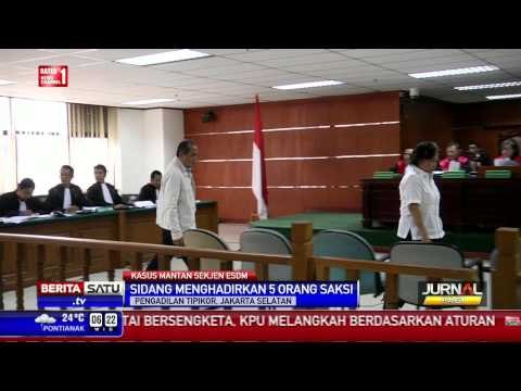 Sidang Waryono Karno Menghadirkan Lima Saksi dari Kementerian ESDM
