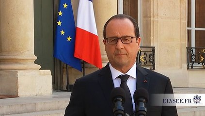 Déclaration à l'issue du Conseil restreint