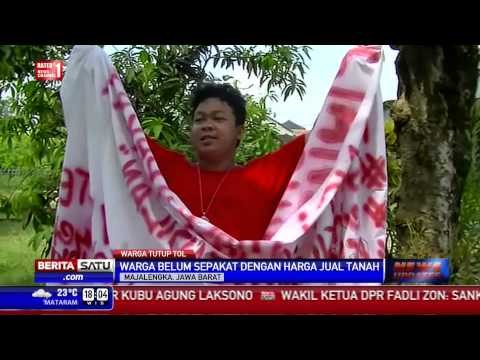 Tak Sepakat Harga, Warga Majalengka Tutup Jalan Tol