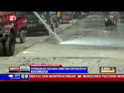 Jalur Alternatif di Brebes Diperbaiki Jelang Arus Mudik