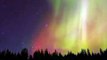 Northern lights in Lapland in Finland video - Finnish Lapland with Aurora Borealis - Sodankylä