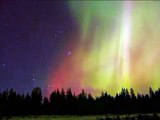 Northern lights in Lapland in Finland video - Finnish Lapland with Aurora Borealis - Sodankylä