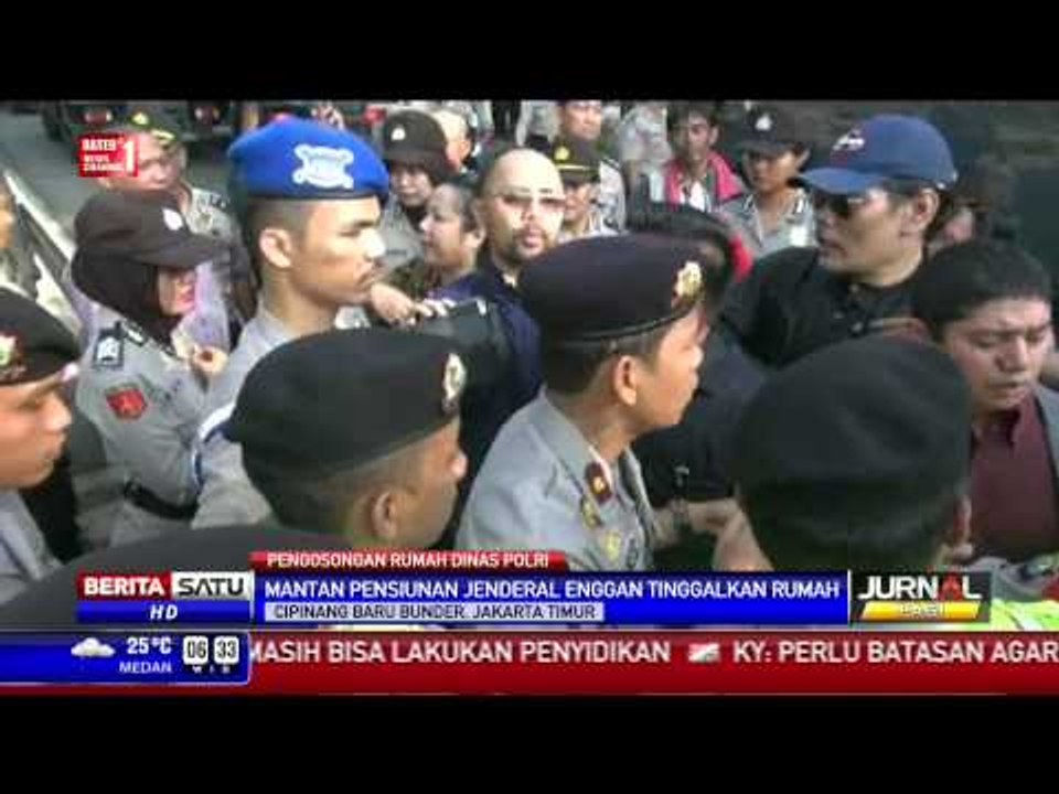 Mabes Polri Mengosongkan Enam Rumah Pensiunan Perwira Tinggi