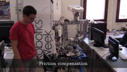Humanoids 2014: Force-Sensorless Friction and Gravity Compensation