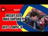Mesut Ozil Was Superb !!! - Arsenal 5 Aston Villa 0