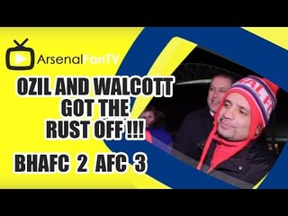 Ozil and Walcott Got The Rust Off !!! - Brighton 2 Arsenal 3