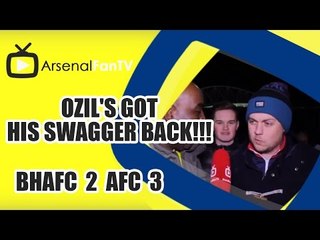 Ozil's Got His Swagger Back!!! - Brighton 2 Arsenal 3