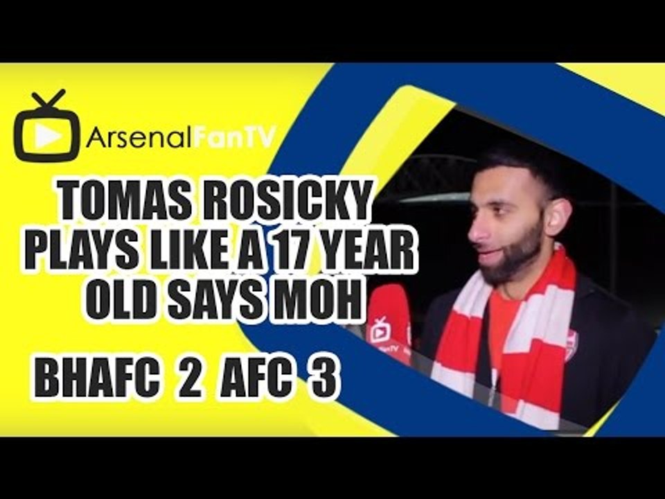 Tomas Rosicky Plays Like A 17 Year Old says Moh - Brighton 2 Arsenal 3