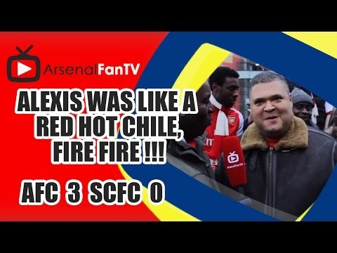Alexis Was Like A Red Hot Chile, Fire Fire !!! - Arsenal 3 Stoke City 0