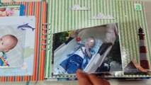 Скрап альбом на спирали для мальчика Scrapbook Album for boy