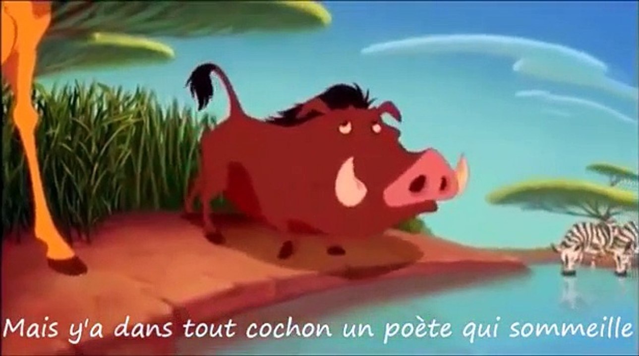 Le Roi Lion - Hakuna Matata - Paroles