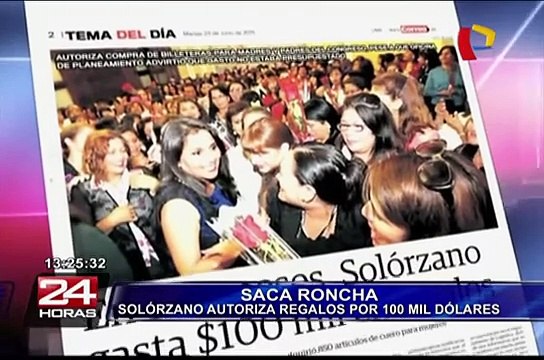 Peruanos indignados por gasto millonario en regalos a congresistas