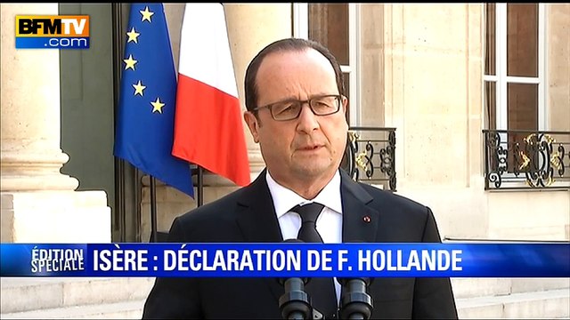 Attentat: le plan Vigipirate en alerte maximale dans la région Rhône-Alpes , dit Hollande