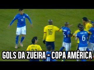 GOLS DA ZUEIRA - COPA AMÉRICA E BRASILEIRÃO 2015, SÓ QUE NÃO