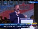 Discurso Santos. Mentiras y mas Mentiras.