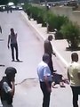 فيديو عاجل وحصري : لحظة إطلاق النار على الارهابي وقتله من طرف الأمن !!
