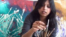 Paints and Brushes used for Acrylic paintings by ARTYSHILS ( For beginners )