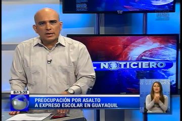 Estudiantes de un expreso escolar fueron asaltados