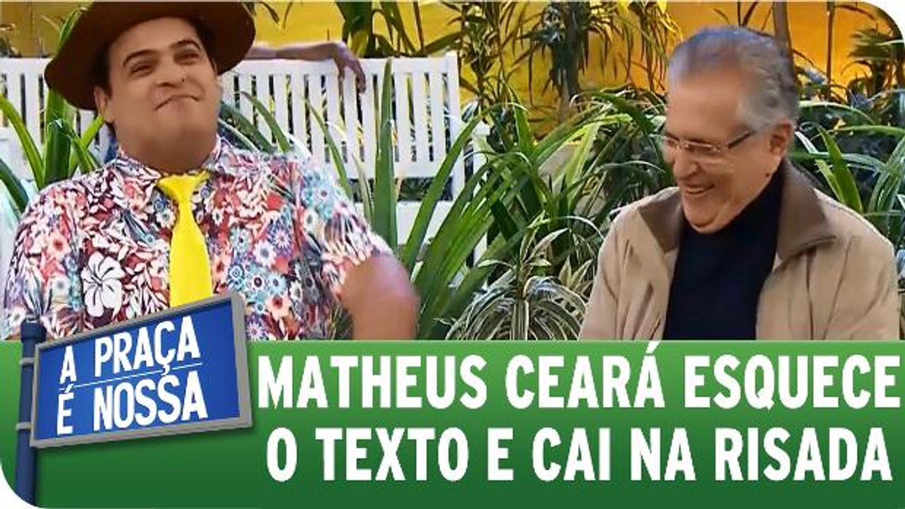 Ceará esquece o texto e diverte Carlos Alberto
